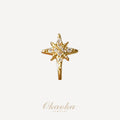 Celestial Star Crystal Ear Cuff – Gold Plated Clip On Earring