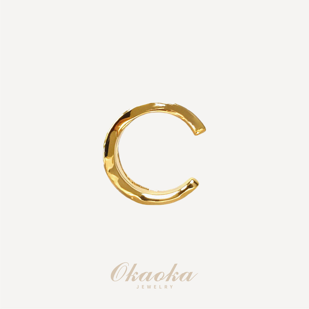Starburst Crystal Ear Cuff – Gold Celestial Clip On Earring