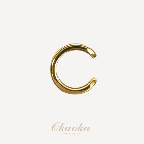 Ava Minimal Gold Ear Cuff – Sleek Open Cuff Earring