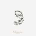 Crystal Leaf Ear Cuff Clip On Earrings