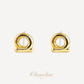 Modern Geometric Loop Clip-On Earrings | Minimalist Gold Statement