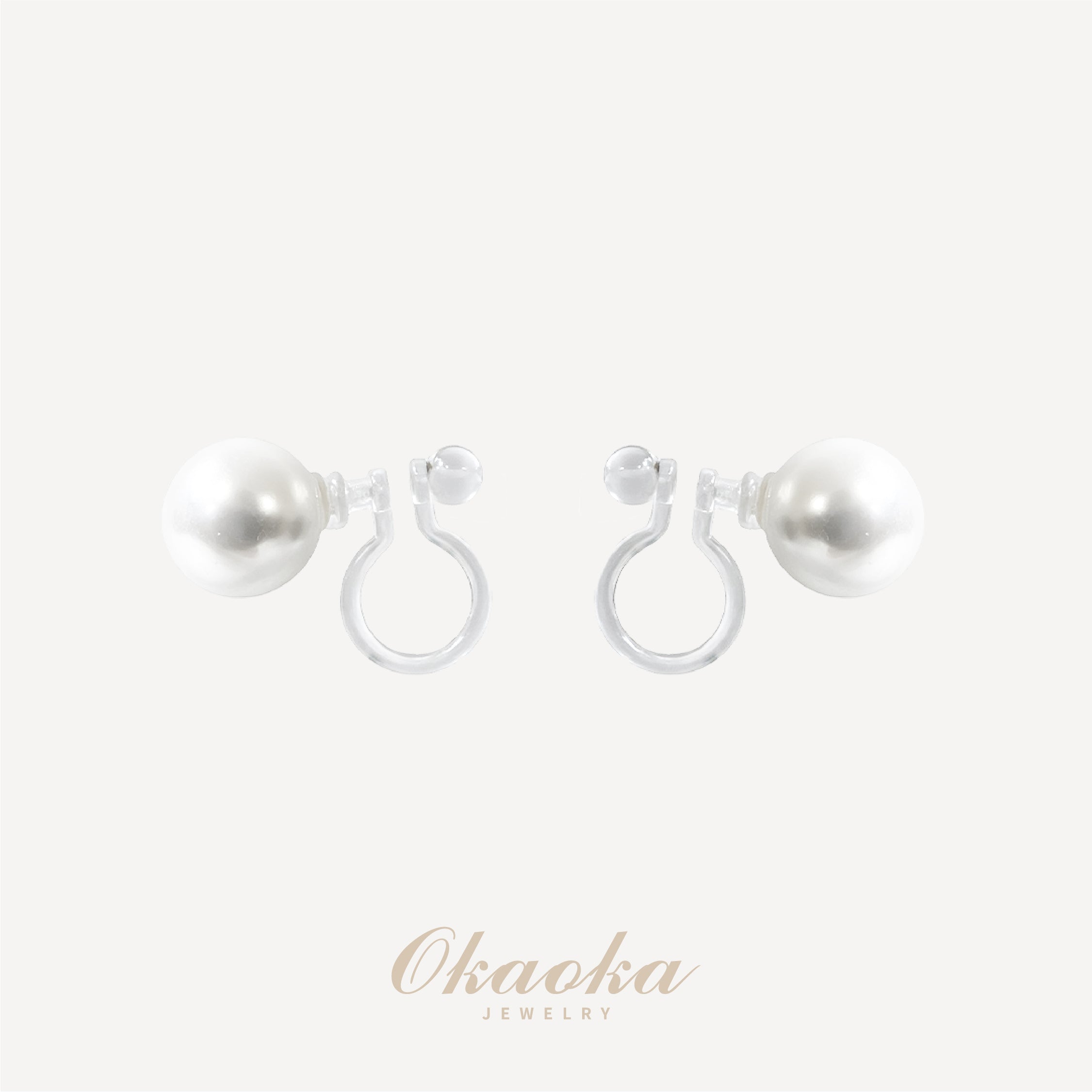 Classic Minimalist Pearl Clip-On Earrings | Invisible Comfort Fit