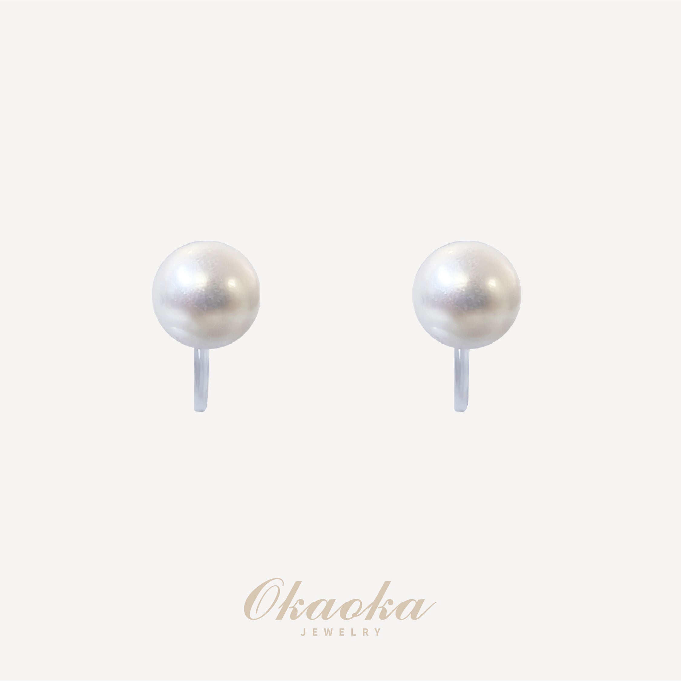 Classic Minimalist Pearl Clip-On Earrings | Invisible Comfort Fit